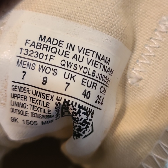 Converse Low-Top Canvas Sneakers in Teal and White - Picture 6 of 6